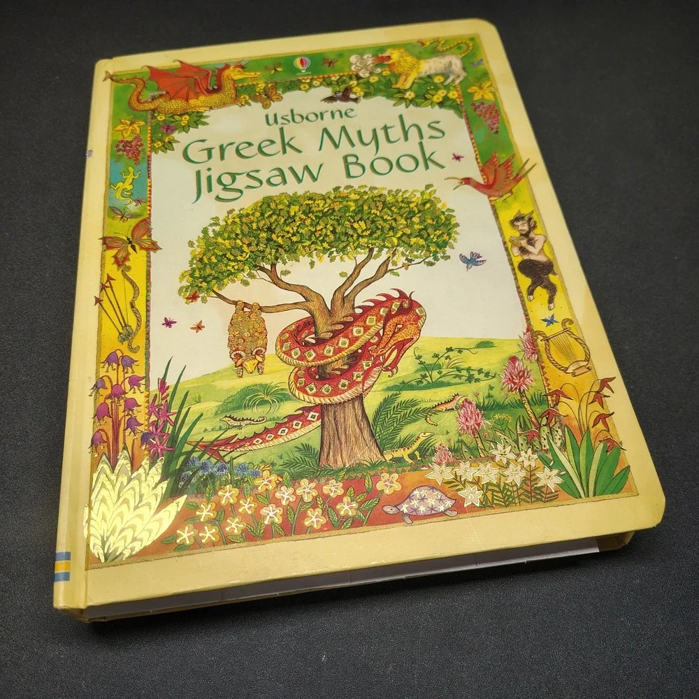 Usborne Greek Myths Jigsaw Book Kids (Hardcover Puzzle Stories)